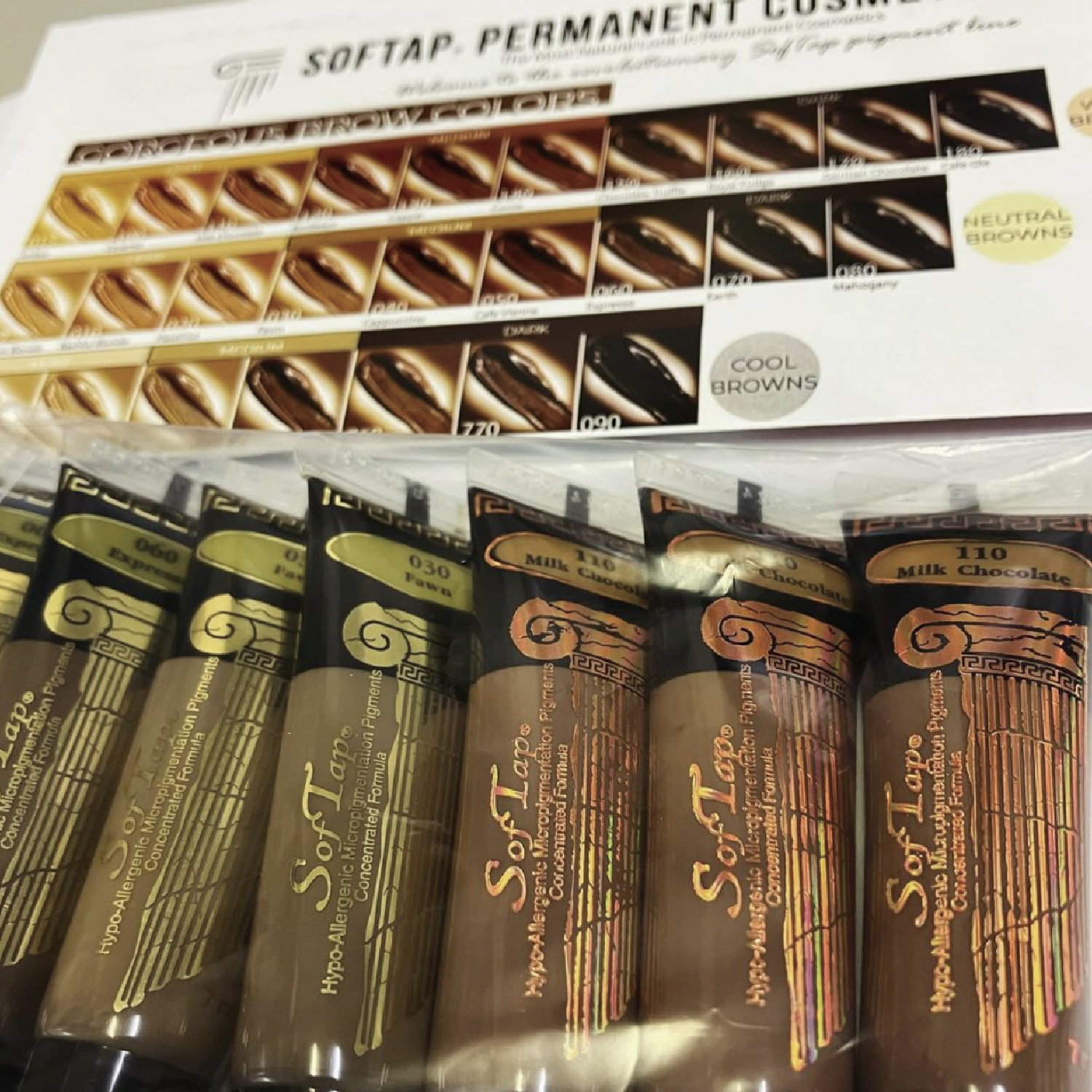 アートメイク ソフタップ色素 300.060.070 アートメイクの色素「ソフタップ」徹底解説：成分から施術 アートメイク SofTap 060 - Espresso